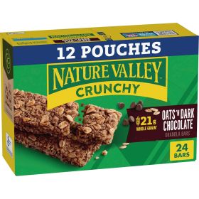 Crunchy Granola Bars, Oats 'n Dark Chocolate, 24 Bars, 17.88 OZ