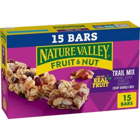 Chewy Fruit & Nut Trail Mix Granola Bars, Almond Raisin & Cranberry with Whole Grain Oats, No Artificial Flavors or Colors