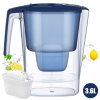 3.6 L Portable Water Filter Pitcher with Countdown Display