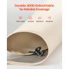 Sun Shade Sail Canopy Covers, Fit for 15 x 13.8 ft Screen House Tent, Sun Protection, 5.51 x 5.25 ft 300D Oxford Silver-Coated Fabric